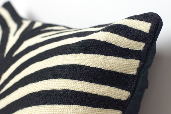 Regal Zebra Pillow