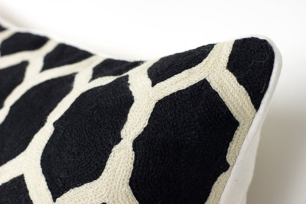 Hawa Mahal Pillow-Black