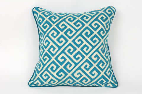 Bhul Bhulaiya Pillow-Turquoise
