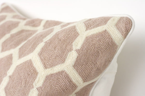 Hawa Mahal Pillow-Beige