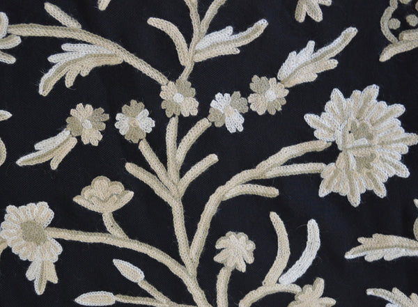 Kaliyaan Wool Throw-Black