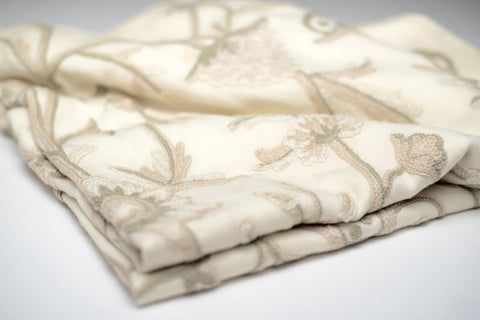 Kaliyaan Wool Throw-Cream