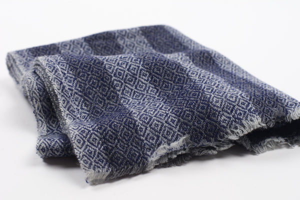 Aadit Cashmere Wool Blend Scarf-Blue