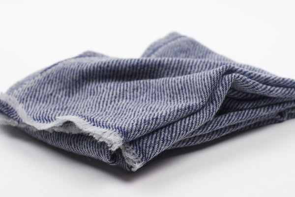 Vijay Wool Scarf-Blue